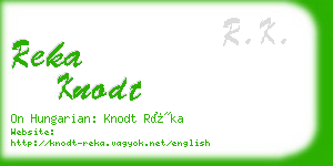 reka knodt business card